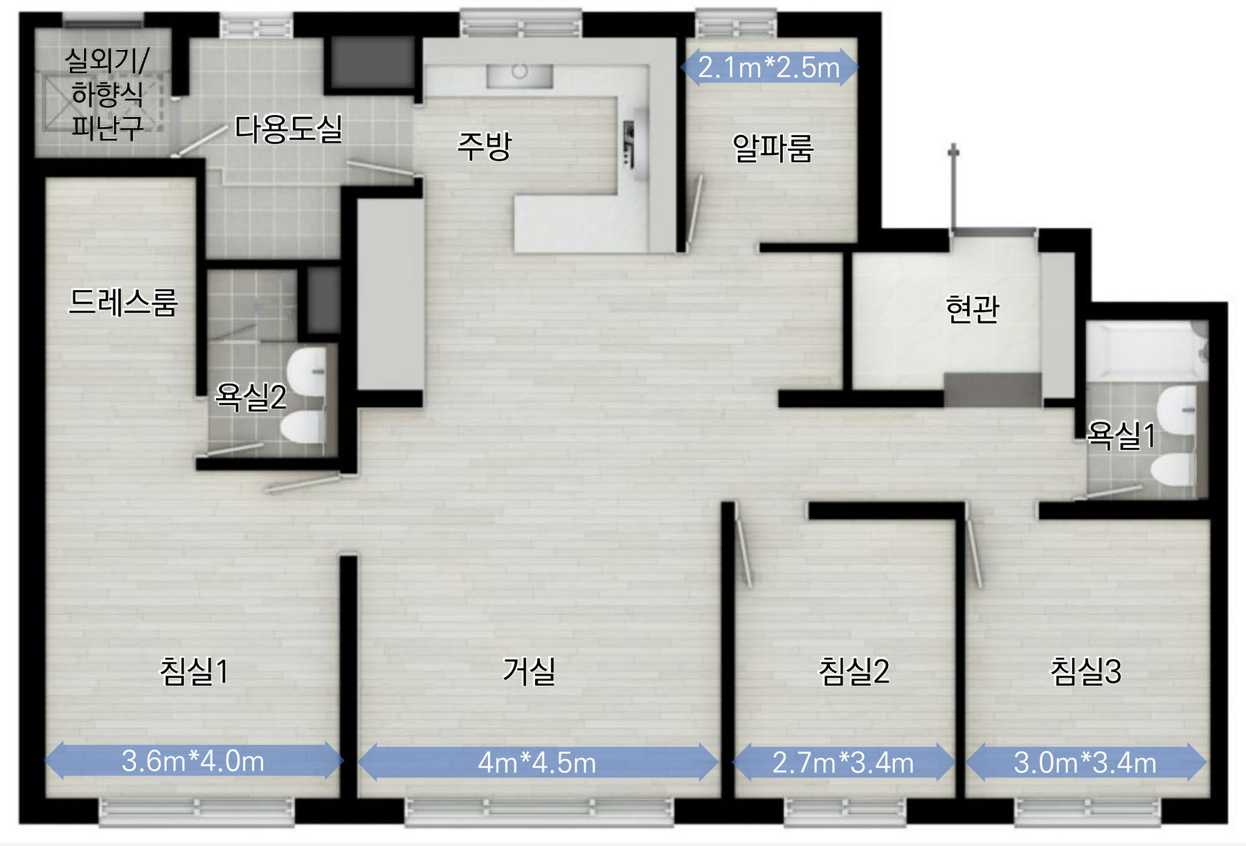 평면도(확장 기본형)